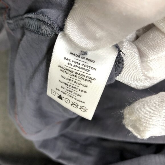 Rhone Henley Long Sleeve T Shirt Mens L Gray Active Stretch - Picture 4 of 9